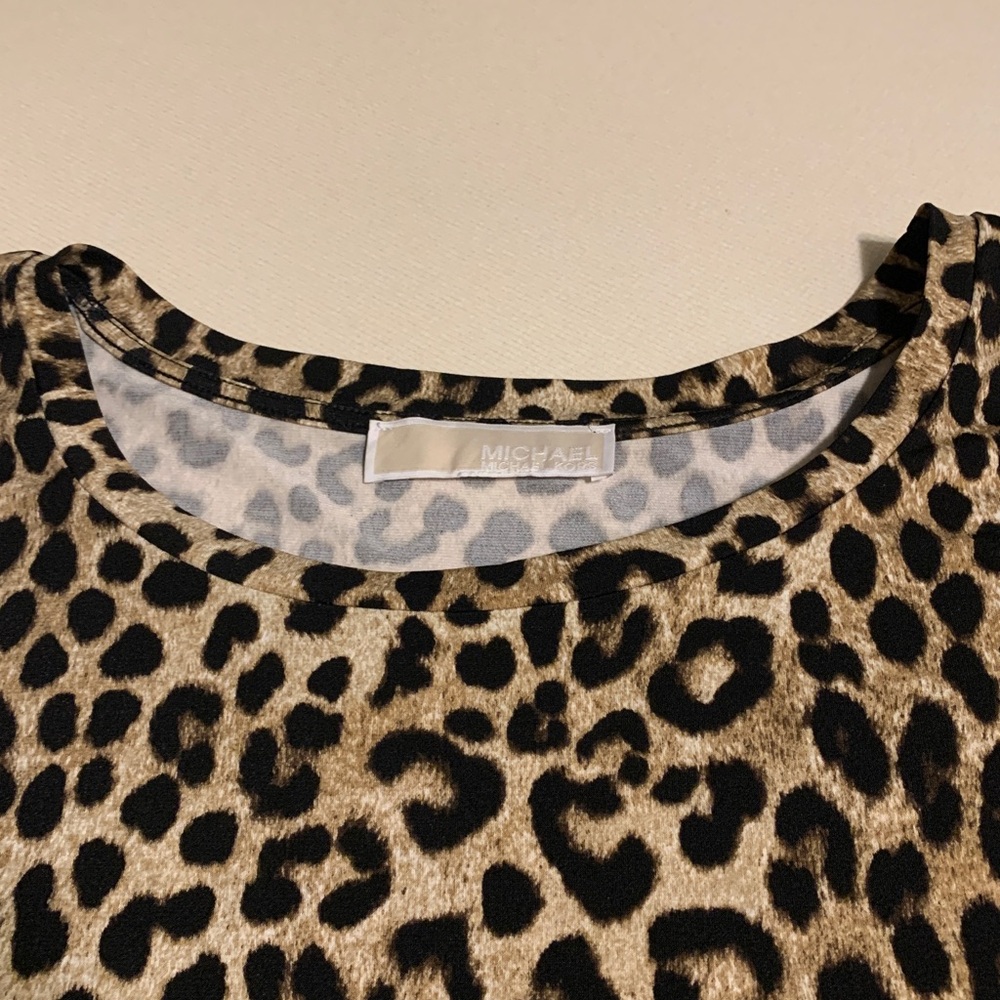 Michael Kors Animal Print Top - Picture 6 of 8